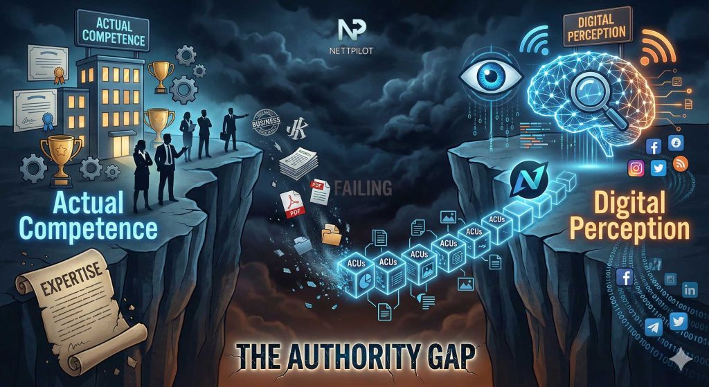 The digital authority gap (data authority gap) by Nettpilot