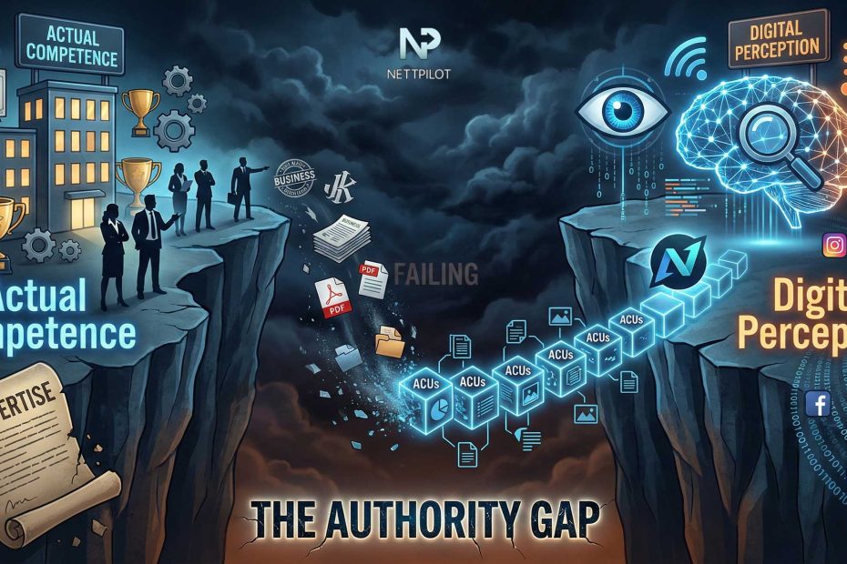 The digital authority gap (data authority gap) by Nettpilot