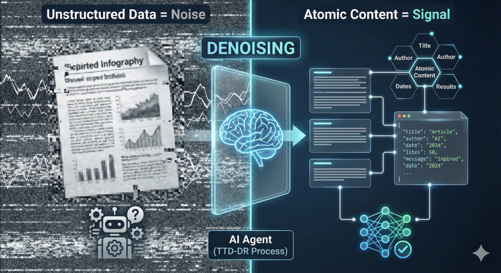The denoising process