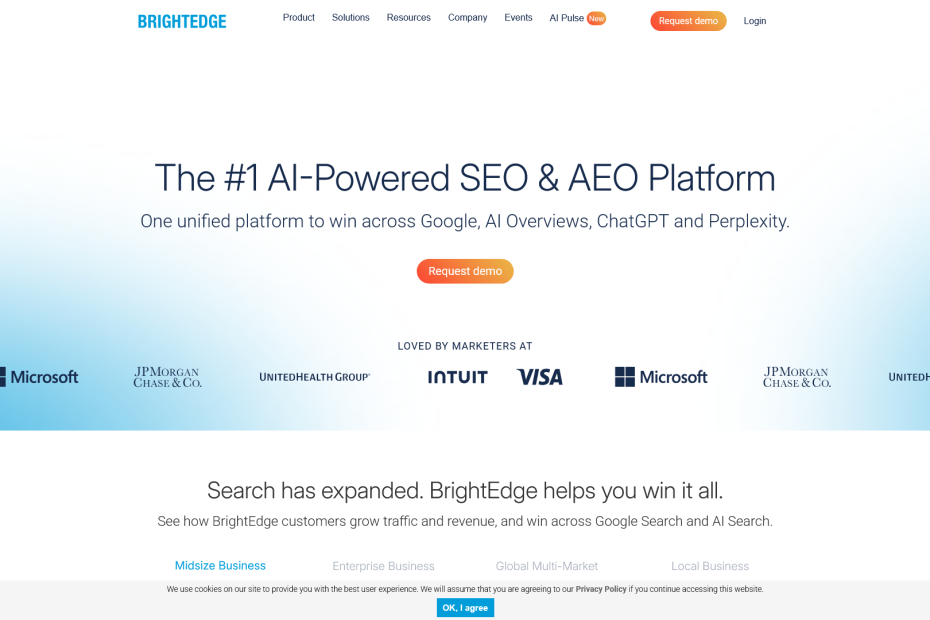 BrightEdge is one of the most established enterprise SEO platforms in the market